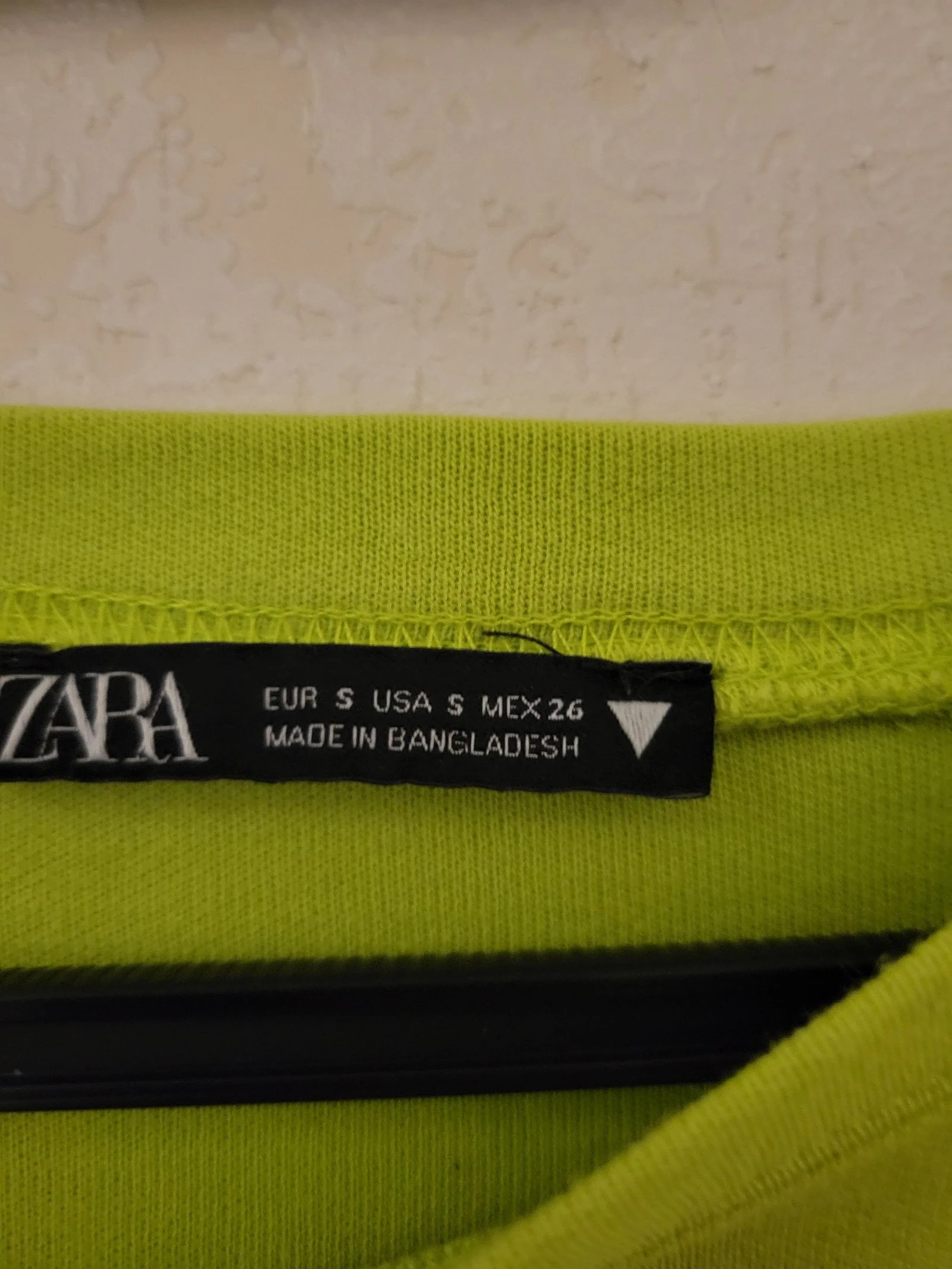 Vestido T-shirt verde limão zara t s-m-l – photo 5